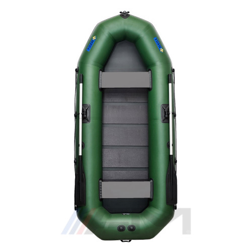 OMEGA - Надуваема гребна лодка с твърдо дъно 290 LSP - зелена